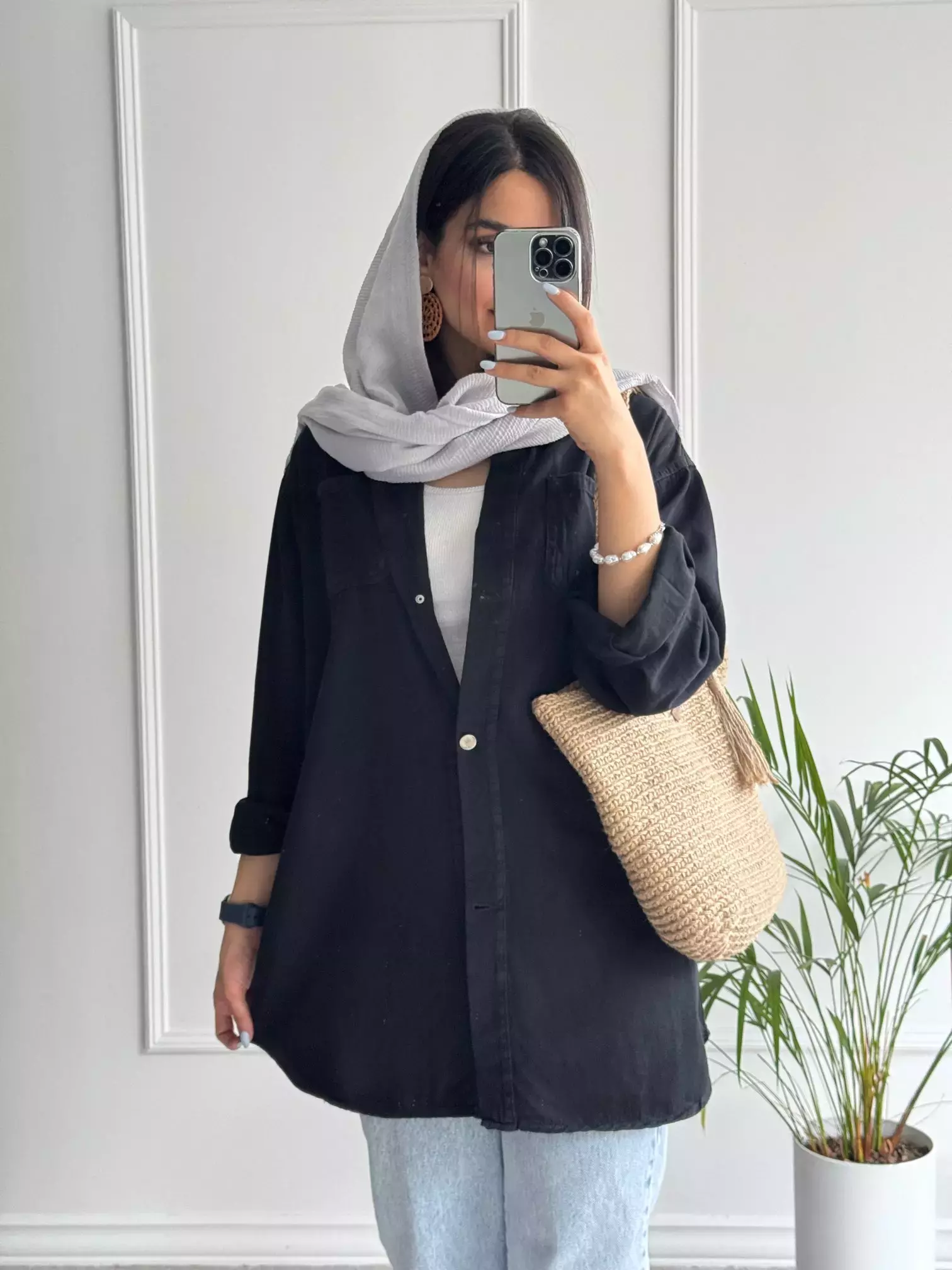 مانتو کتان زارا پلاس بلند ( دارای ایراد جزئی )